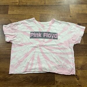 Pink Floyd Short Sleeve Tee - Pink and White